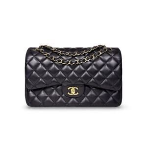 Chanel Quilted Lambskin Jumbo Double Flap Bag